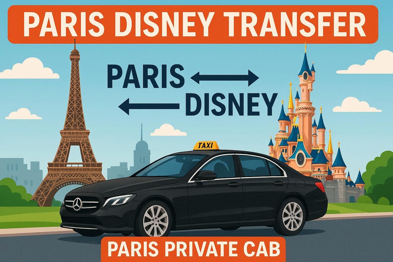 Book Reliable Disneyland paris transfer with Disneycab for Comfortable Rides
