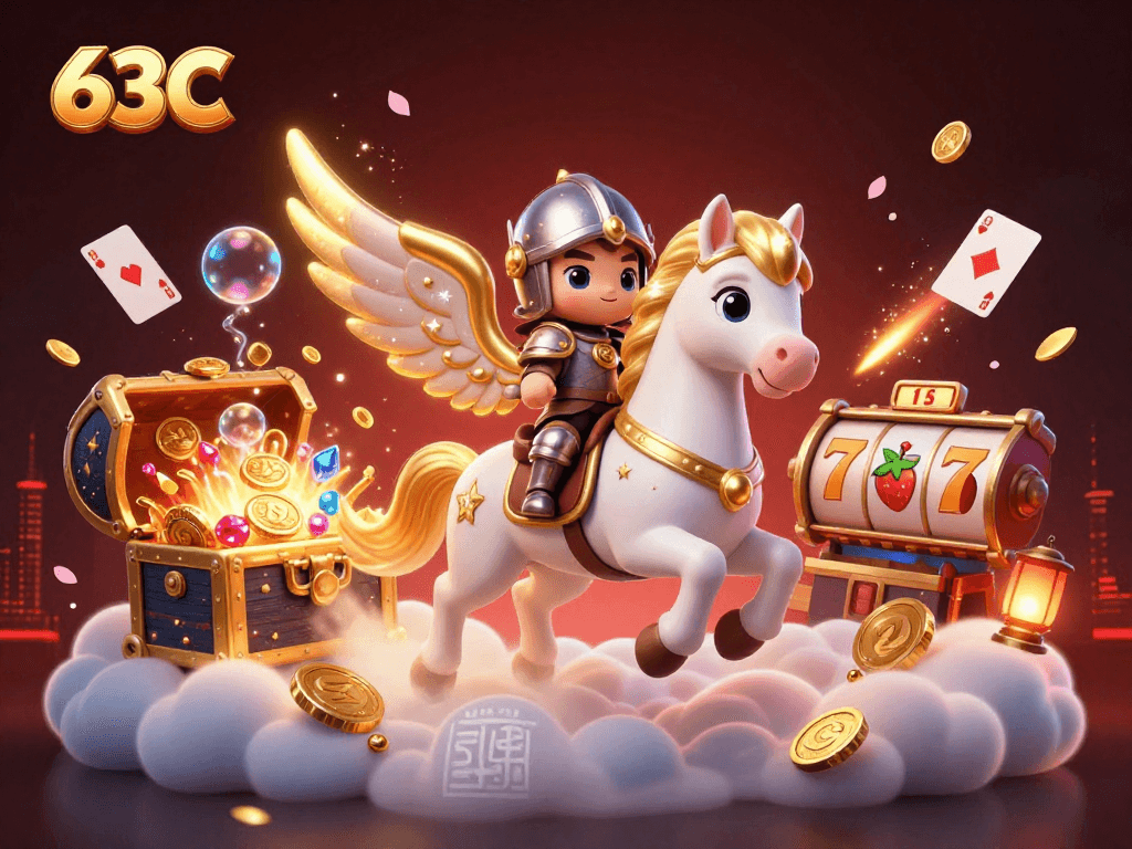 Aposte e ganhe no 63C com emocionantes slots e um cavalo celeste! Atraia a sorte!