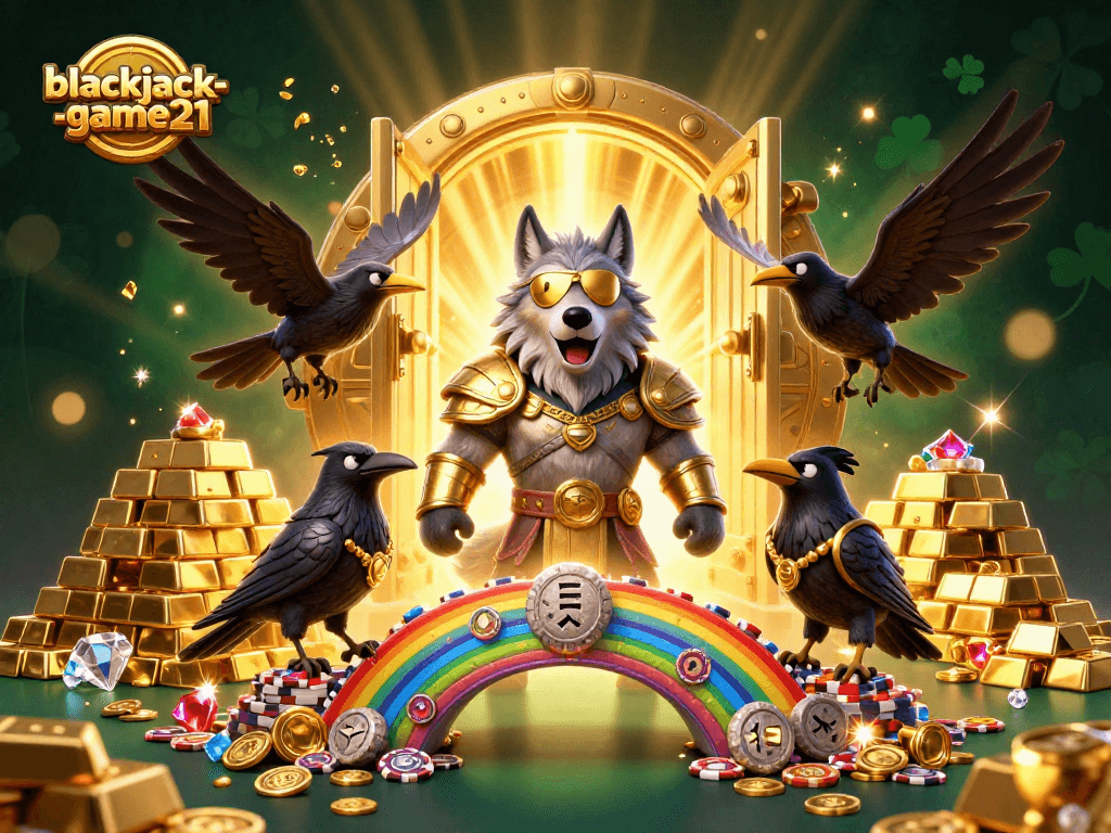 Engage with blackjack-game21 in a thrilling gaming scene featuring Norse mythology characters.