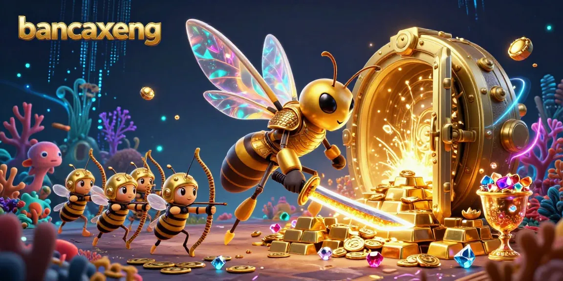Experience thrilling fish shooting gameplay with bancaxeng's vibrant underwater treasures and dynamic hornets.