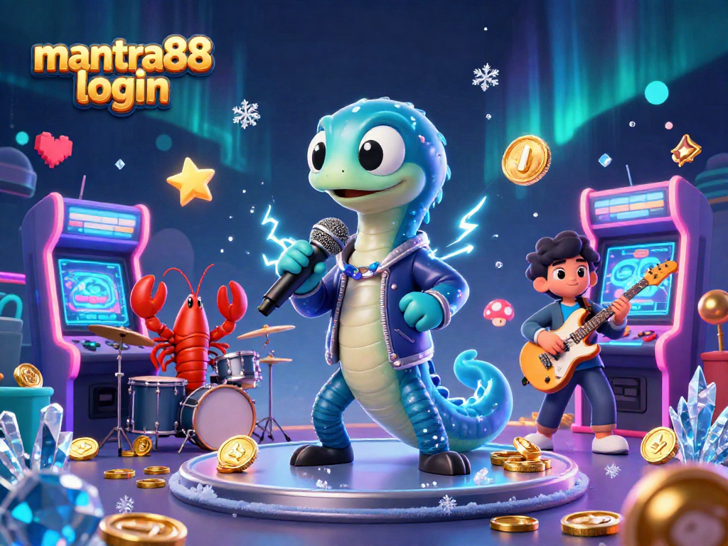 Experience mantra88 login at the exciting underwater casino with vibrant characters and game elements!