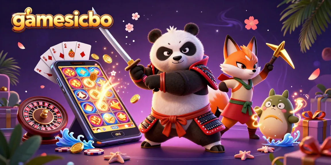 Experience the excitement of gamesicbo with a thrilling Sicbo online scene filled with dynamic characters and vibrant casino elements.