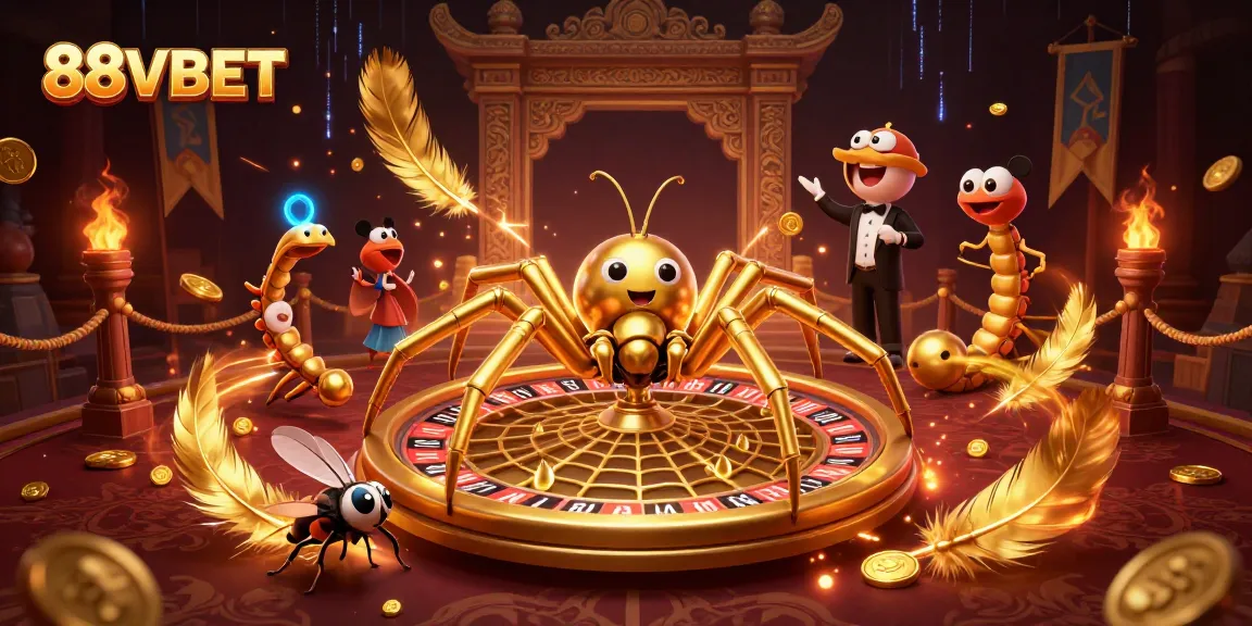 Gamblers spin the roulette wheel at 88VBET in a vibrant casino atmosphere.