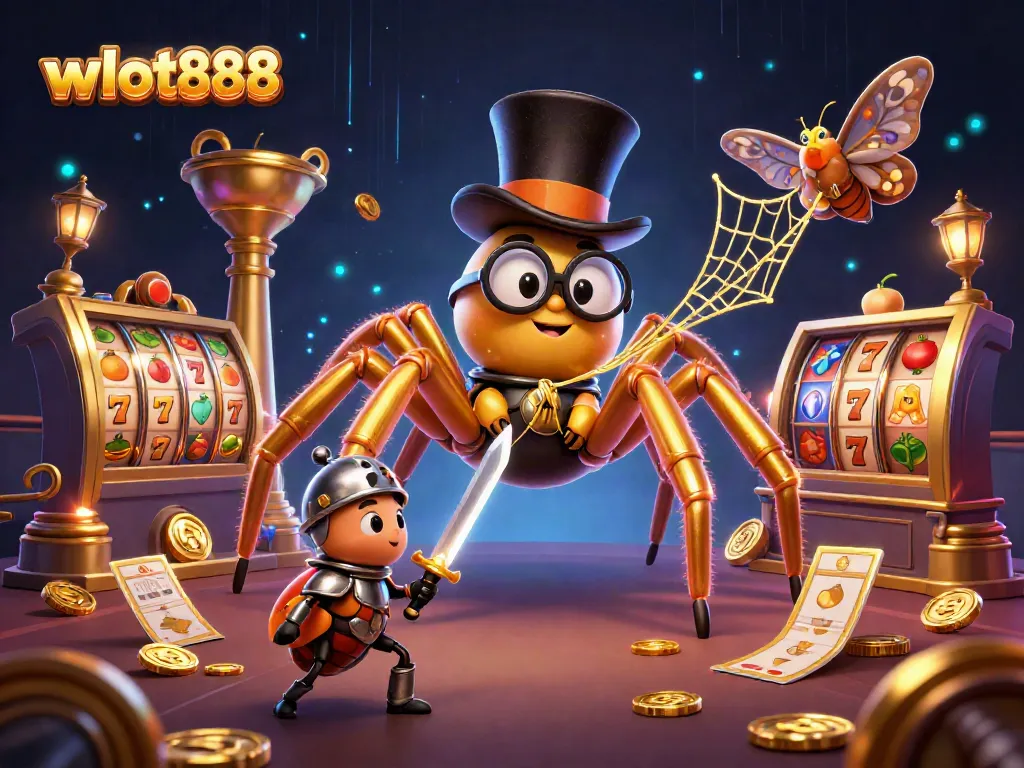 Gali jackpot wslot888 sambil menyaksikan tarantula emas raksasa dan ksatria kumbang di kasino.