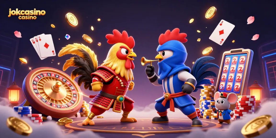 Experience the thrill of jokacasino casino with fighting roosters and dynamic gaming elements.