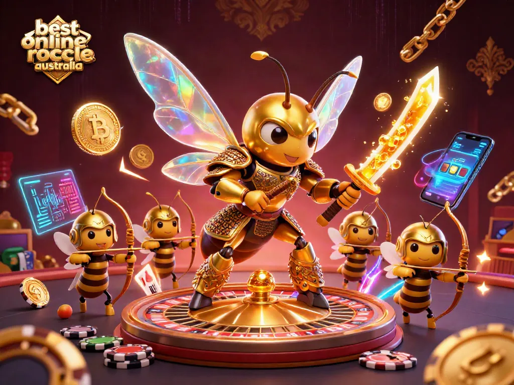 Experience the excitement of best online roulette australia with vibrant 3D casino characters and elements.