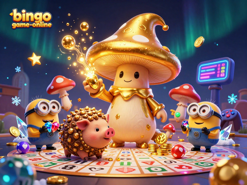 Experience thrilling bingo excitement at bingo-game-online with cartoon characters and vibrant game elements.