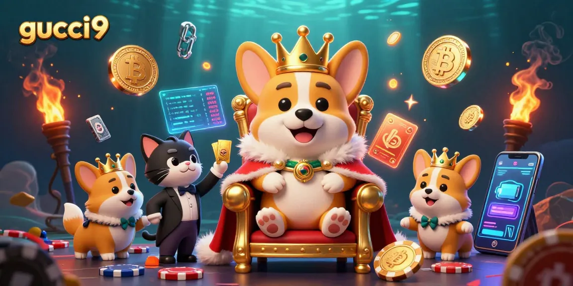 Join the excitement with gucci9 at a royal casino featuring vibrant games and characters.