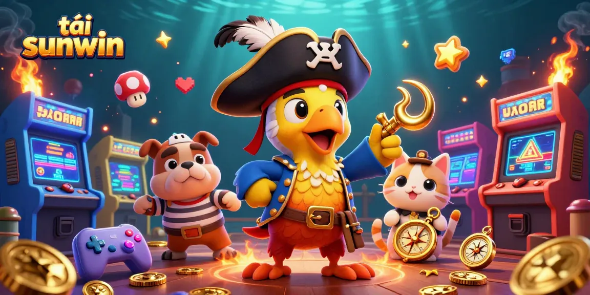 Engage with tải sunwin through a thrilling pirate-themed online casino adventure showcasing dynamic gaming elements.