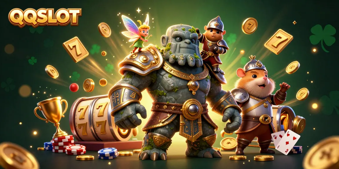 Experience thrilling gameplay with QQSLOT as mystical characters come alive in a vibrant casino world.