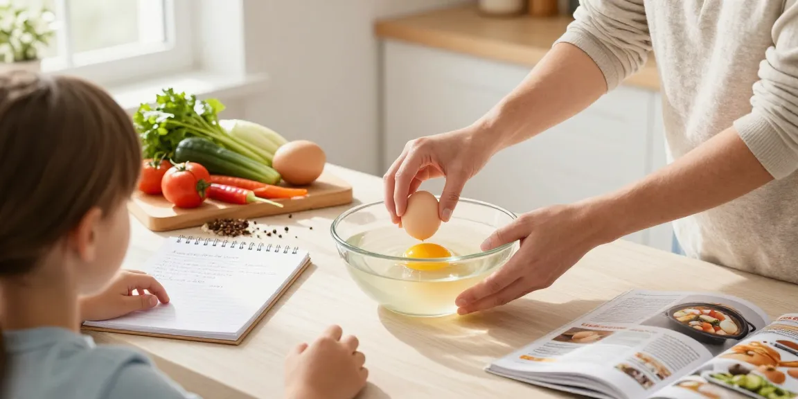 Melakukan Uji Apung Telur dari NAGA2000 di dapur cerah dengan bahan segar
