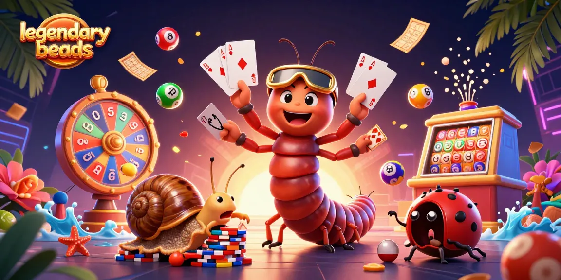 Experience legendarybeads with exciting, dynamic lotto scenes featuring vibrant elements and immersive characters.