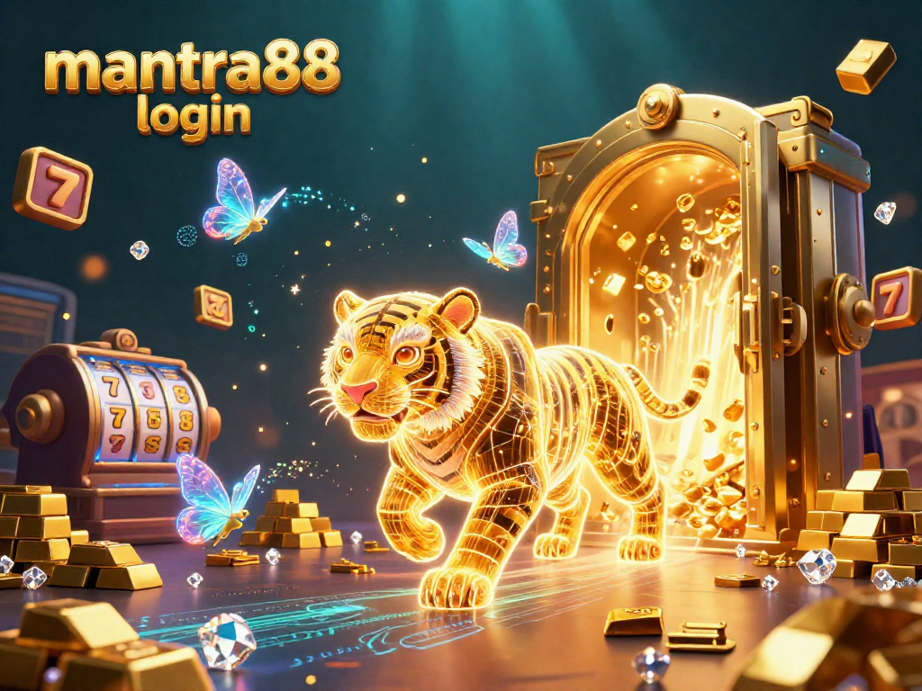 Experience thrilling action with mantra88 login in an ultra-detailed 3D casino scene filled with luck and excitement.