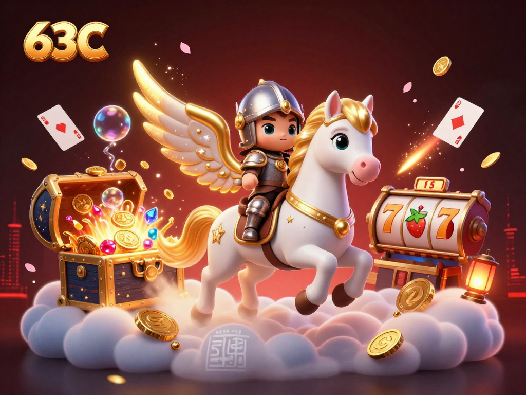 Aposte e ganhe no 63C com emocionantes slots e um cavalo celeste! Atraia a sorte!