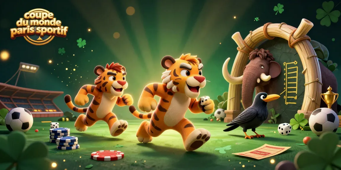 Faites des paris gagnants sur la coupe du monde paris sportif avec des personnages animés au casino.