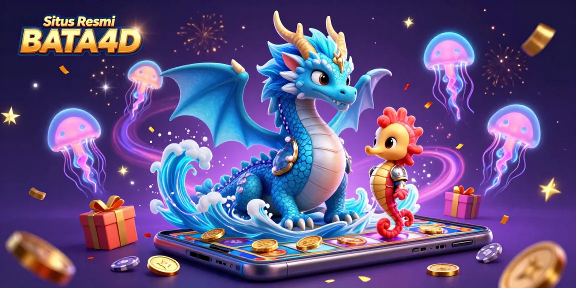 Situs Resmi BATA4D invites players to spin slot reels and win with vibrant 3D elements.