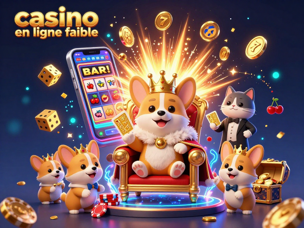 Explorez la richesse du casino en ligne fiable avec ce corgi royal entouré de jeux captivants.