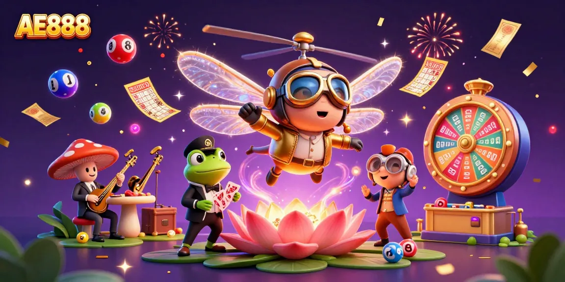 Experience the exciting atmosphere of AE888's vibrant casino world featuring dynamic characters and action.