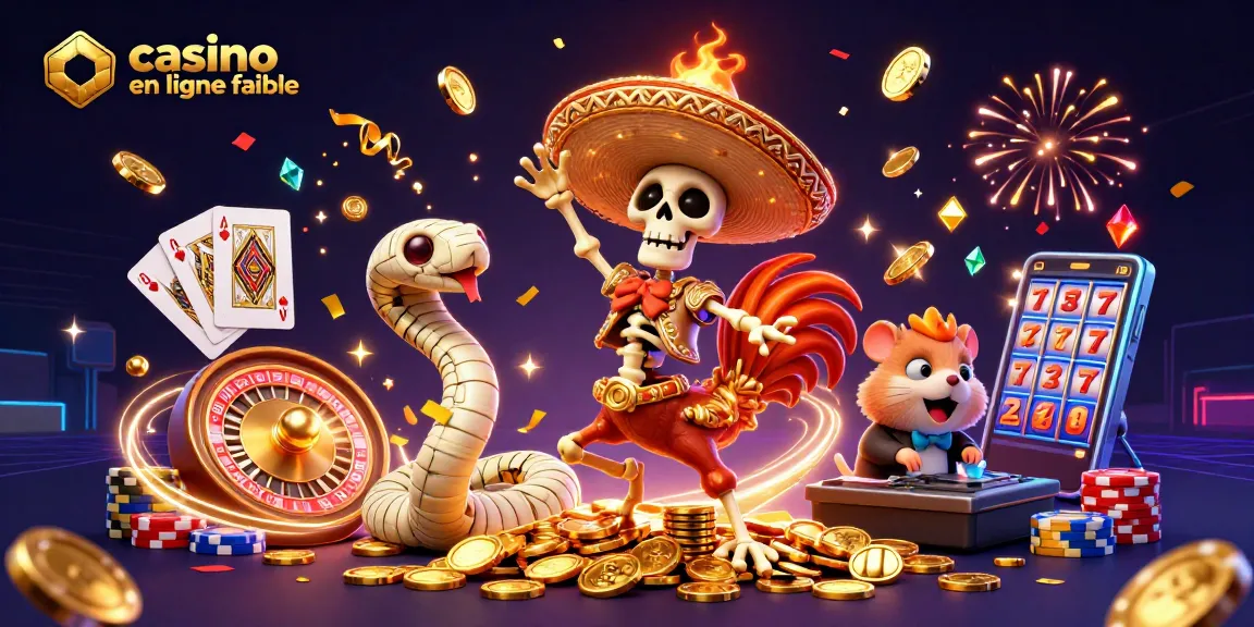 Profitez des jeux avec un casino en ligne fiable, vibrant avec des personnages animés de casino et des gains étincelants.