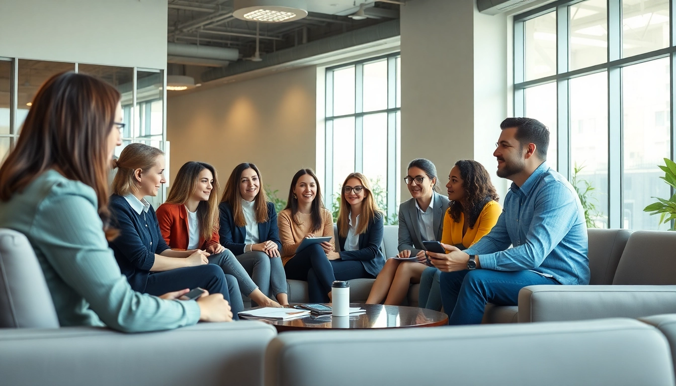 Engage in Career Coaching session promoting growth and collaboration.