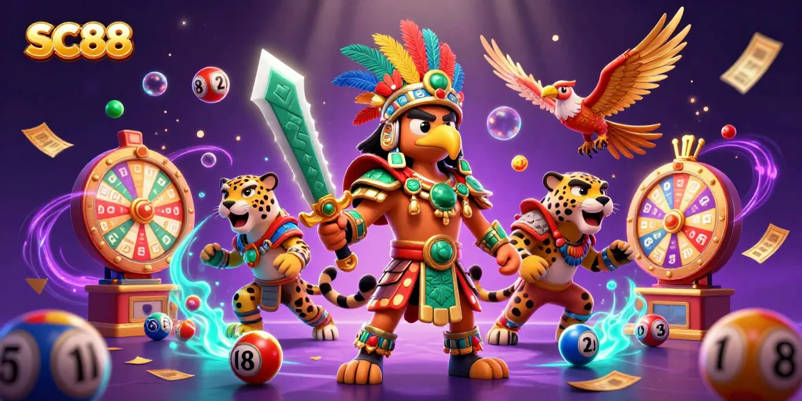 Experience SC88's exciting online casino games with dynamic lottery elements and vibrant visuals.