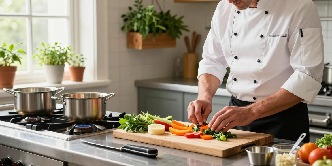 Memasak dengan bahan segar di dapur, situs epictoto.