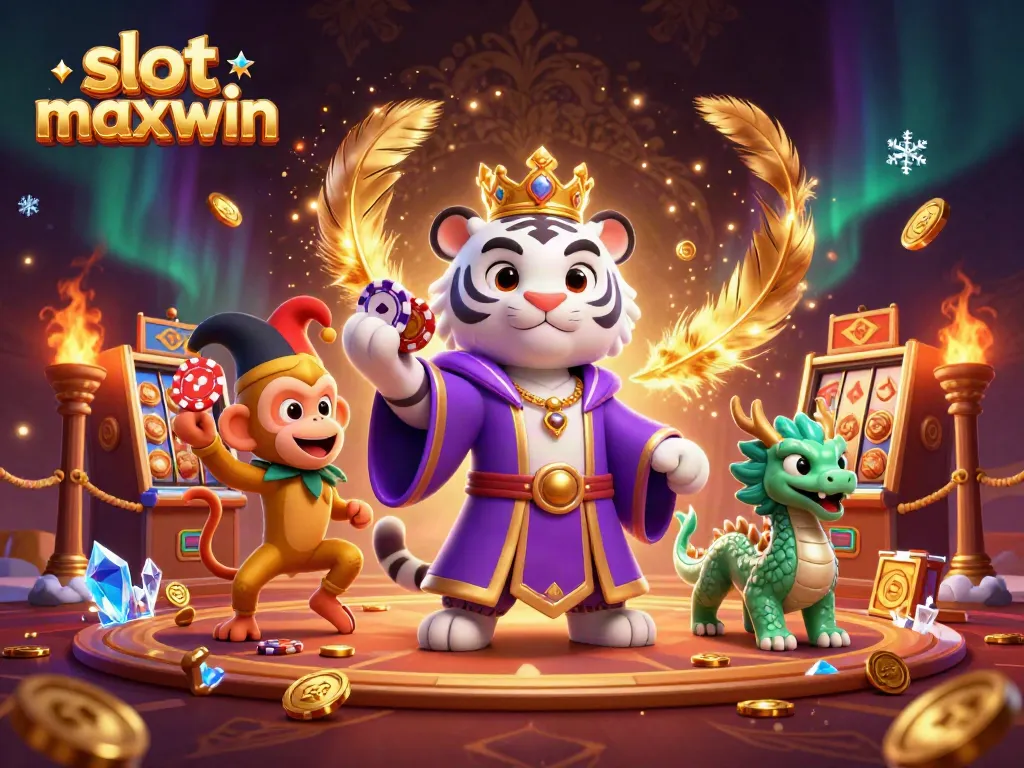 Menggandakan kemenangan slot maxwin saat bermain dengan ilustrasi karakter kasino.